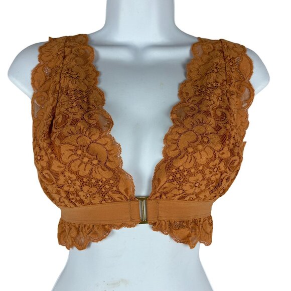 We Are HAH Got Ur Back Bra Brown Sugar Lace Size S - Picture 1 of 5